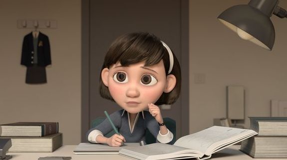 The Little Girl, voiced by mackenzie Foy, in "The Little Prince"