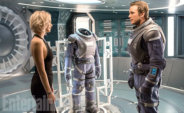 First look at Chris Pratt and Jennifer Lawrence in 'Passenge