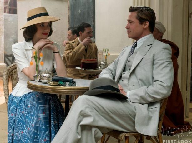 Marion Cotillard and Brad Pitt in Robert Zemeckis&#039;s WWII dra