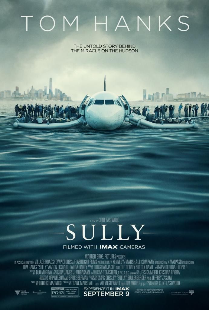 New poster for &quot;Sully&quot; - Directed by Clint Eastwood and star