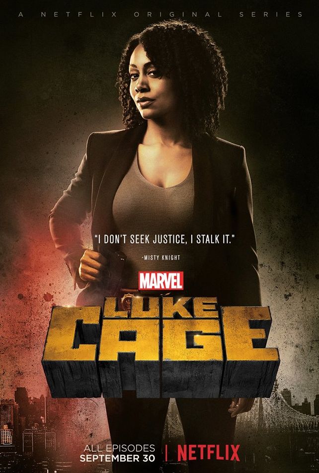 Character poster for Misty Knight in Marvel&#039;s Luke Cage
