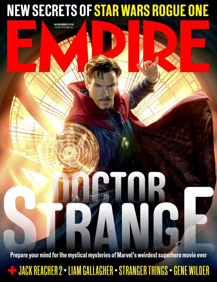 New Doctor Strange art on the cover of Empire