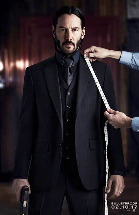 Keanu Reeves in first John Wick 2 teaser poster. In theatres
