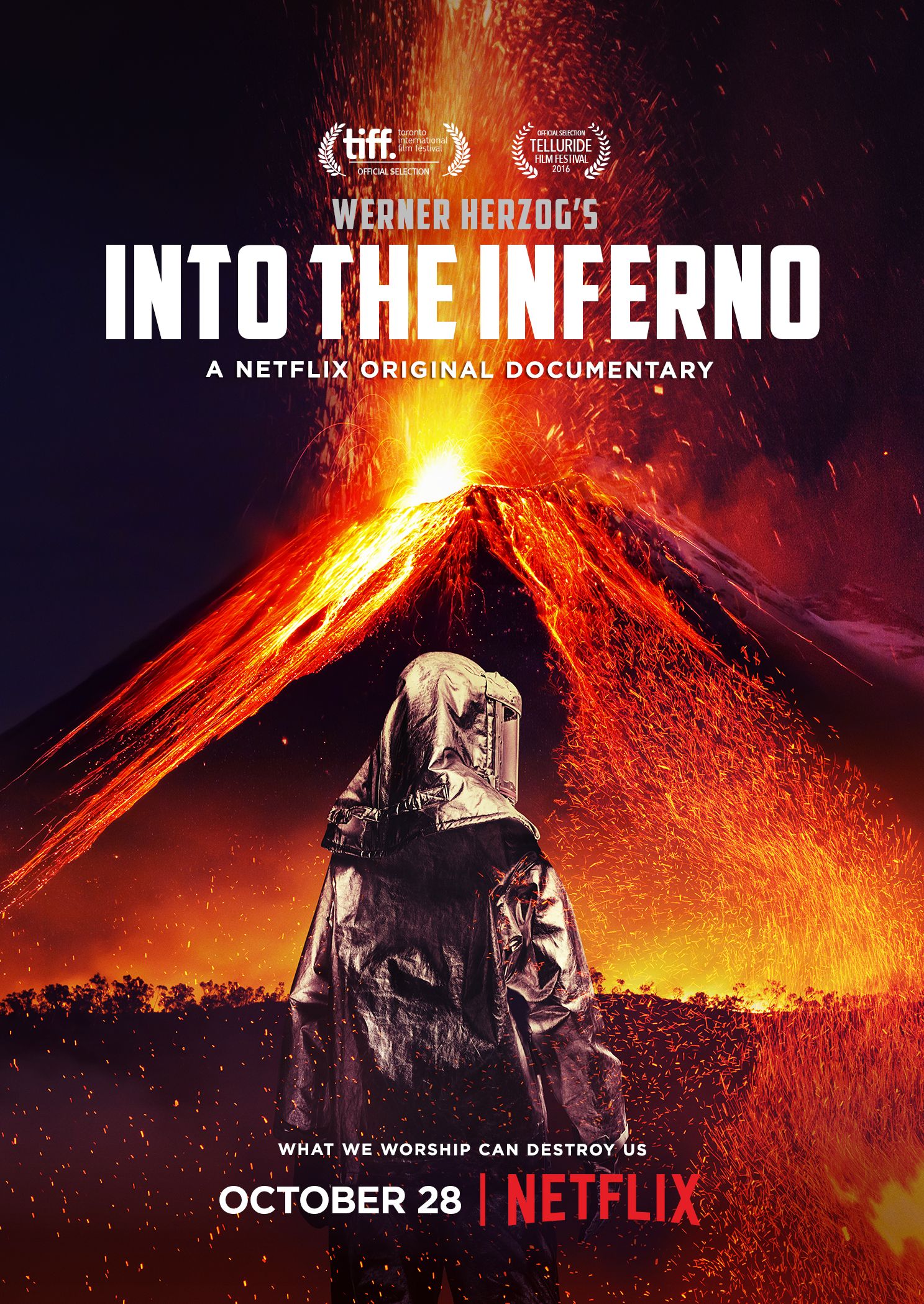 Werner Herzog and Clive Oppenheimer&#039;s &#039;Into the Inferno&#039; Pos