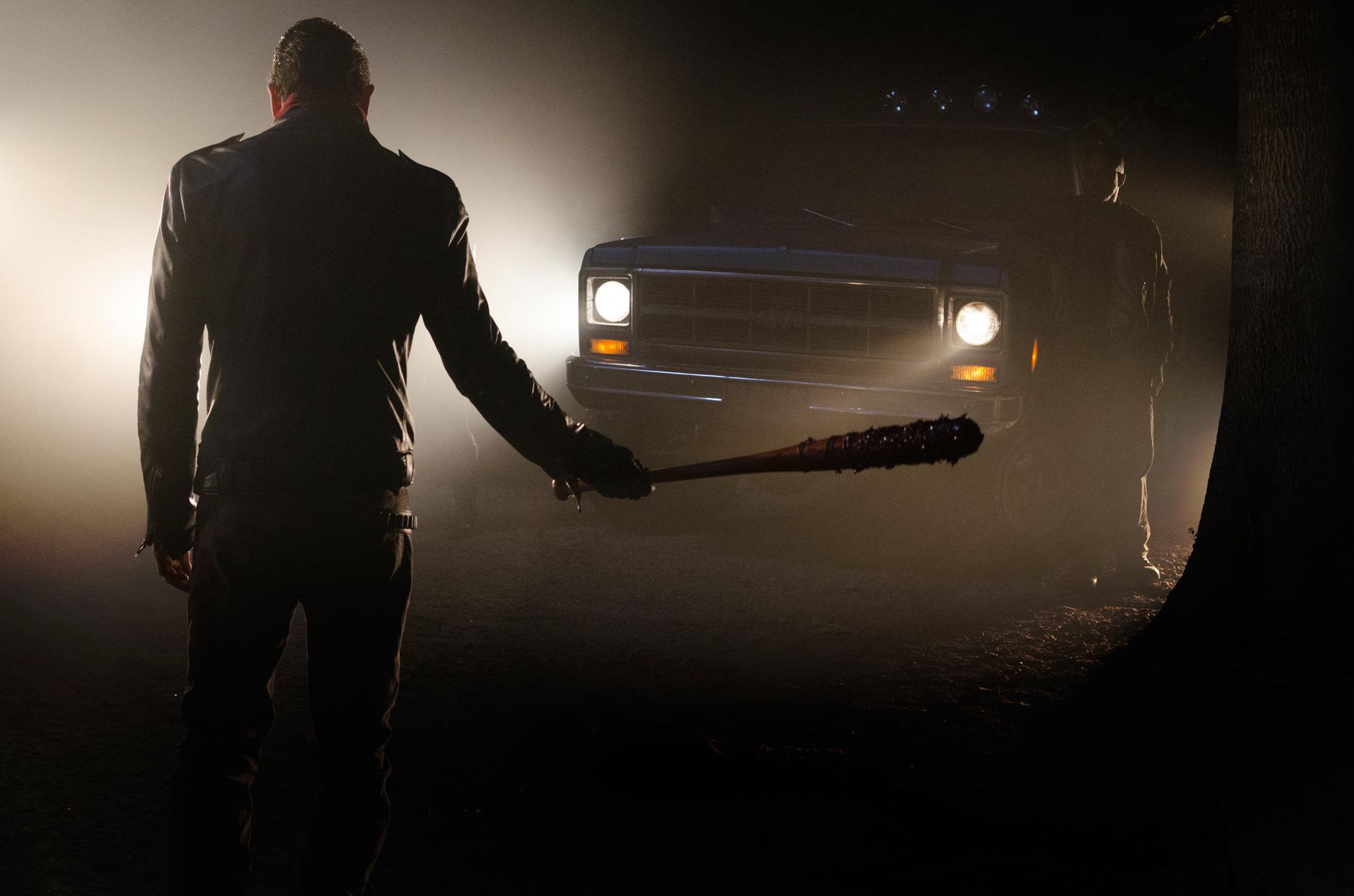 Negan, played by Jeffrey Dean Morgan