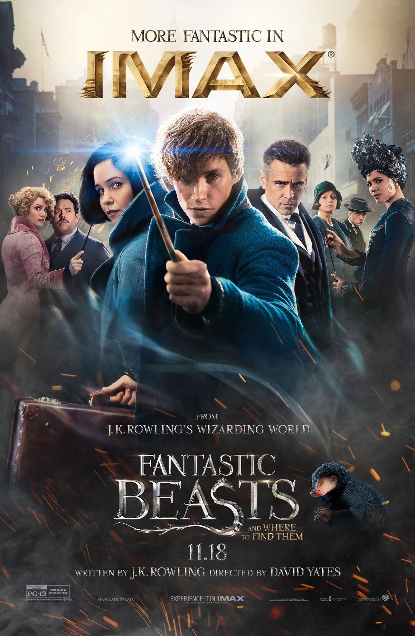 Official IMAX poster for &#039;Fantastic Beasts and Where to Find