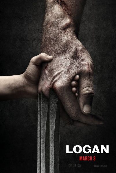 First teaser poster for Wolverine 3, titled Logan