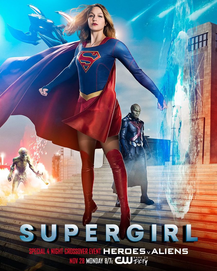 Official Supergirl poster teases the upcoming four-series cr