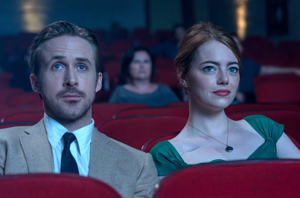 Ryan Gosling and Emma Stone in "La La Land"