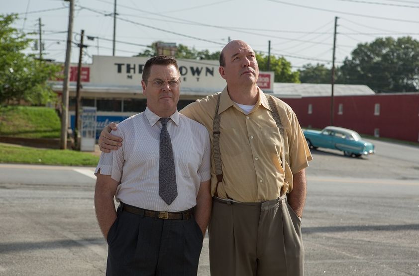 Nick Offerman and John Carroll Lynch in &quot;The Founder&quot;