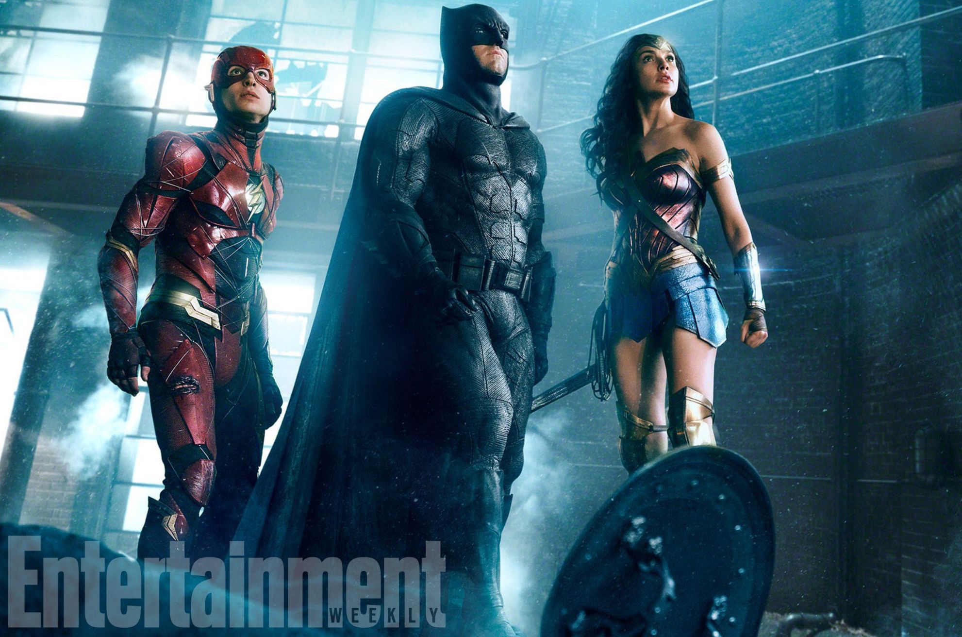 Epic new photo of The Flash, Batman, and Wonder Woman