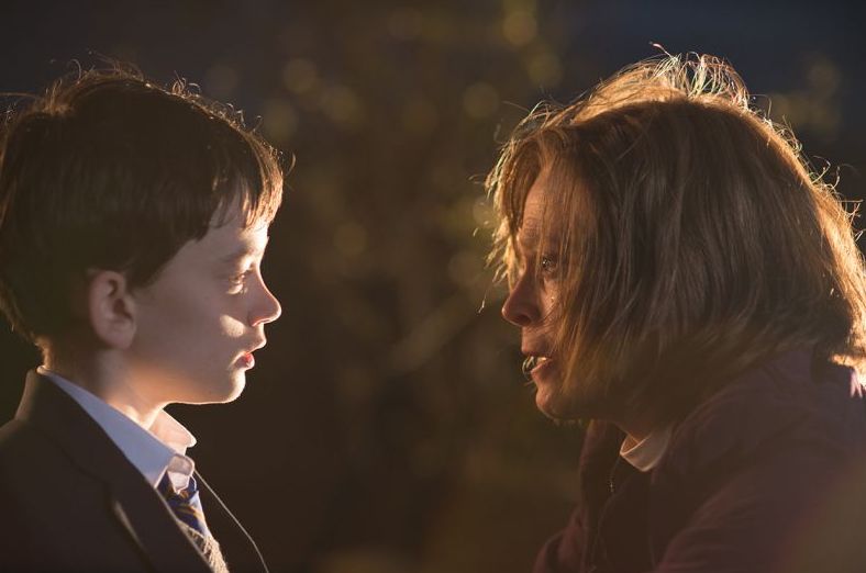 Lewis MacDougall and Sigourney Weaver in &quot;A Monster Calls&quot;