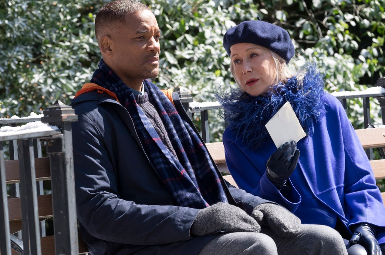 Will Smith and Helen Mirren in "Collateral Beauty"