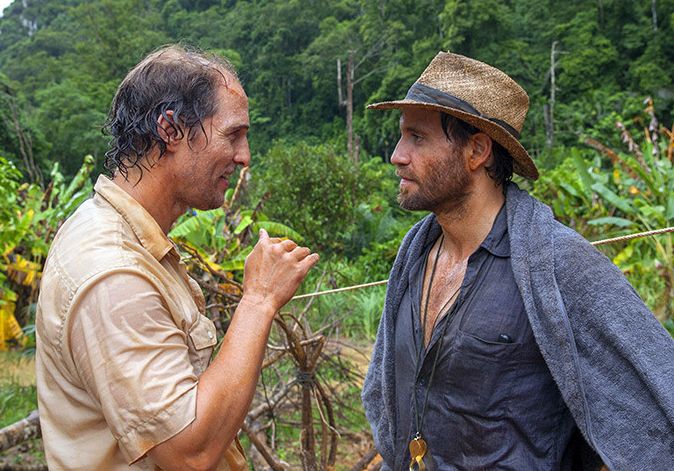 Matthew McConaughey and Edgar Ramirez in "Gold"