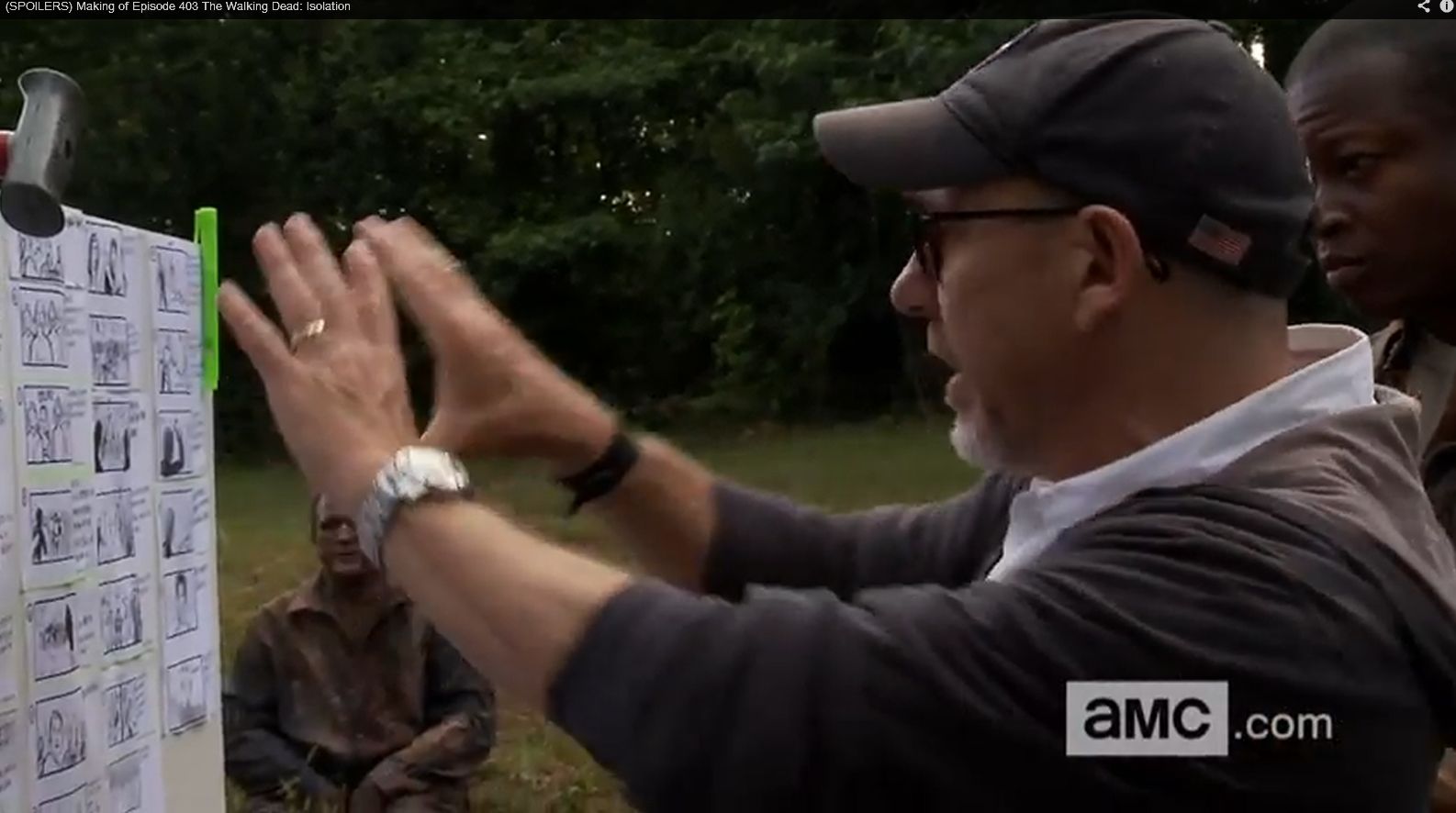 Dan Sackheim on the set of Better Call Saul