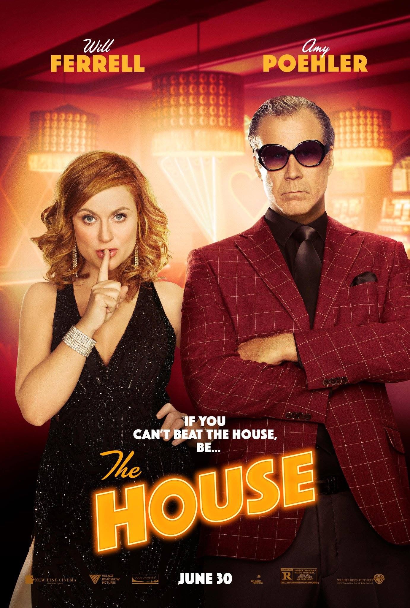 &quot;The House&quot; movie poster. Stars Will Ferrell and Amy Poehler