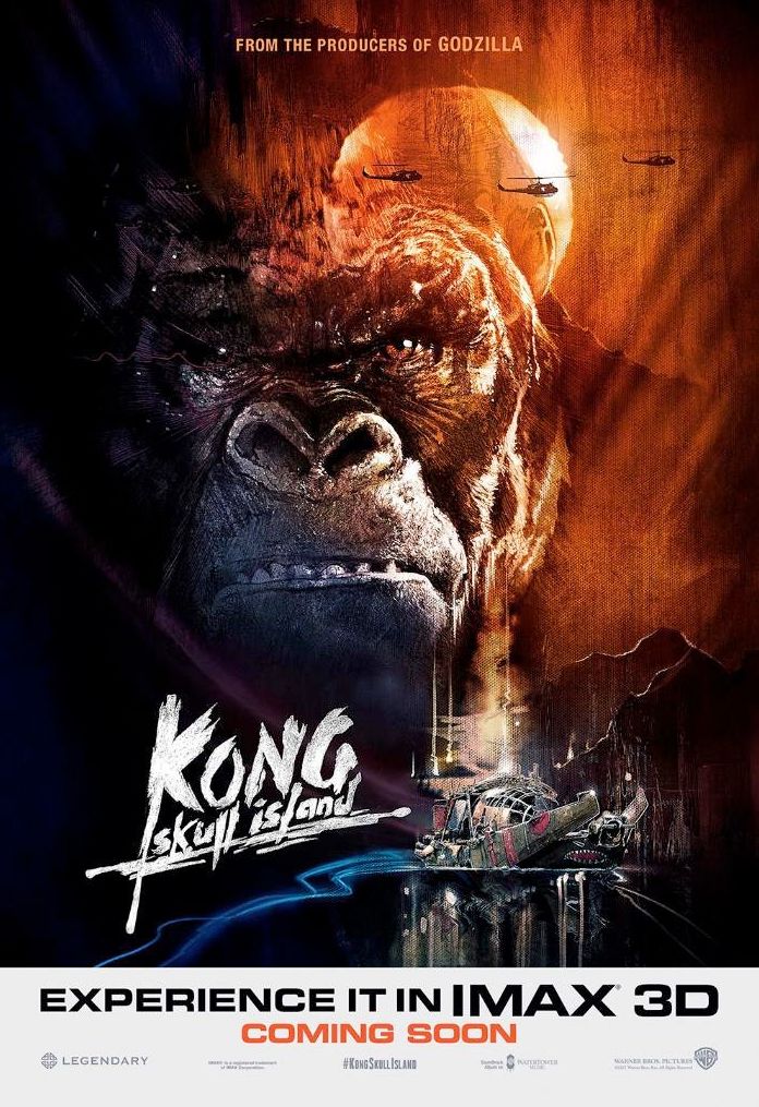 Which classic film does the IMAX poster for &#039;Kong: Skull Isl