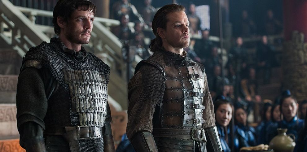 Pedro Pascal (&quot;Tovar&quot;) and Matt Damon (&quot;William&quot;) in &quot;The Great Wall&quot;