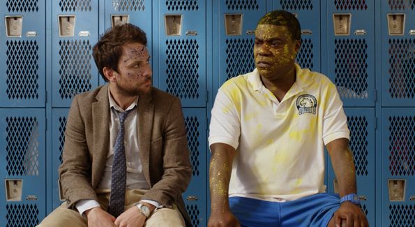 Charlie Day and Tracy Morgan in "Fist Fight"