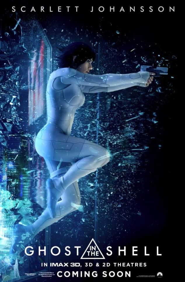 Scarlett Johansson in a new poster for &#039;Ghost in the Shell&#039;