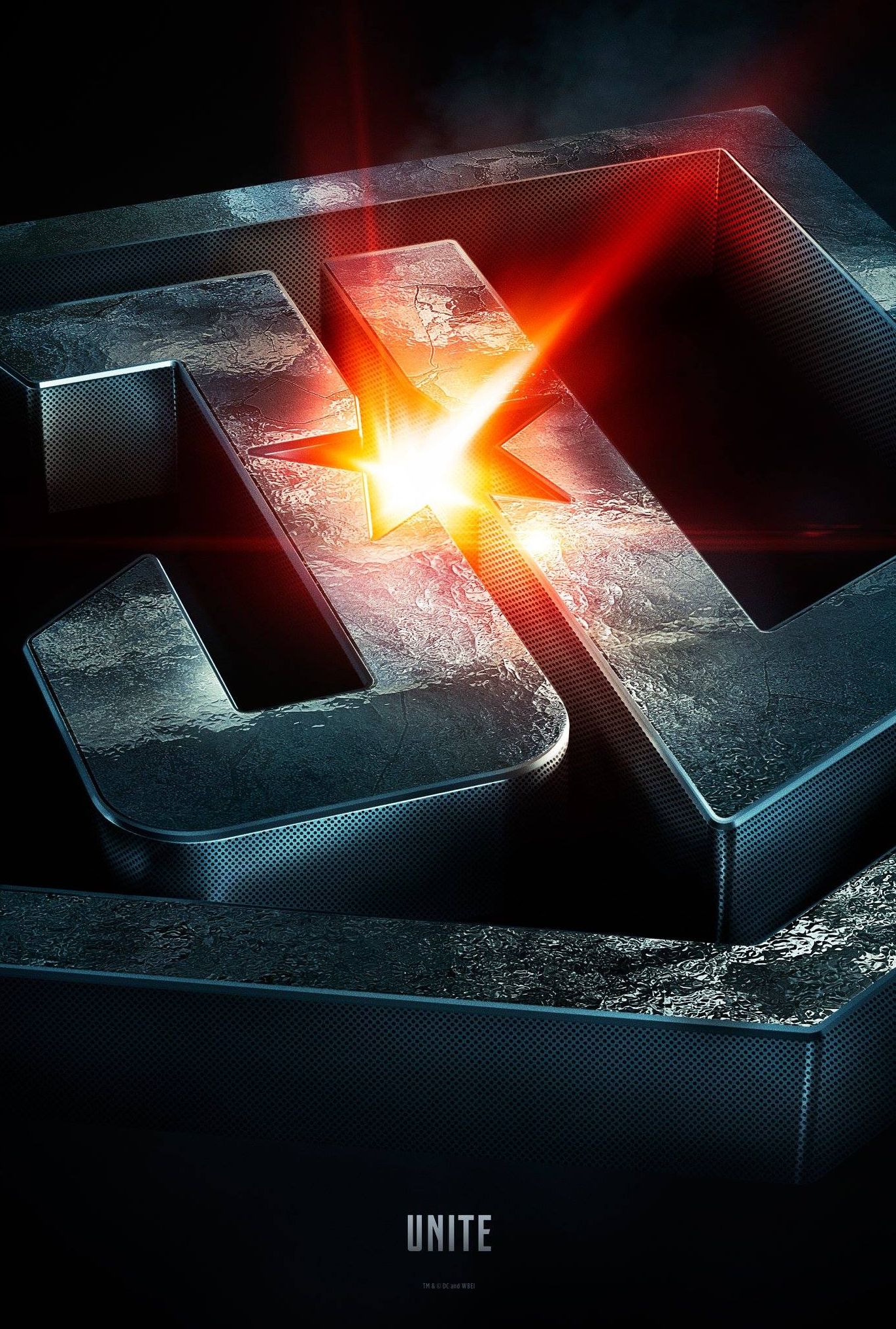 Justice League logo poster