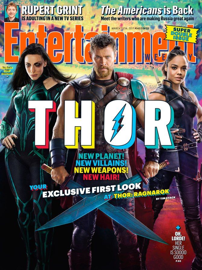 Entertainment Weekly&#039;s &quot;Thor: Ragnarok&quot; cover