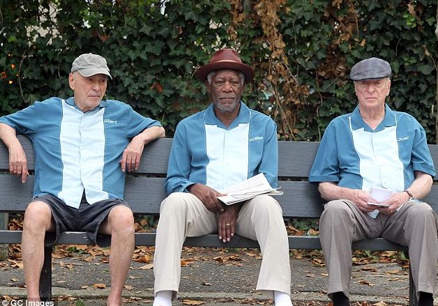 Alan Arkin, Morgan Freeman and Michael Caine in "Going in Style"