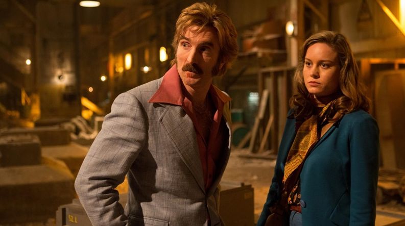 Sharlto Copley and Brie Larson in "Free Fire"