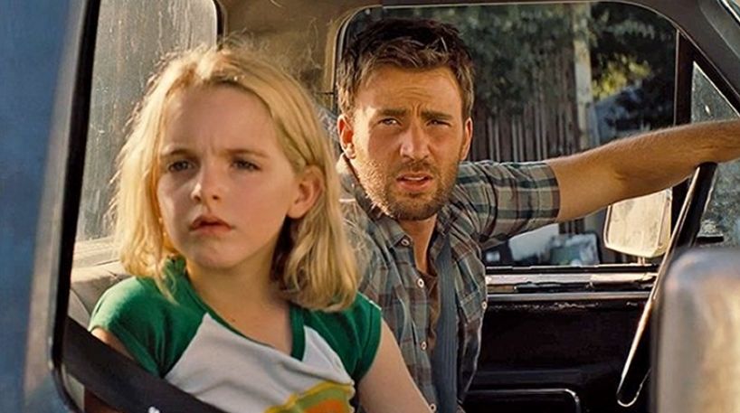 Mckenna Grace and Chris Evans in "Gifted"