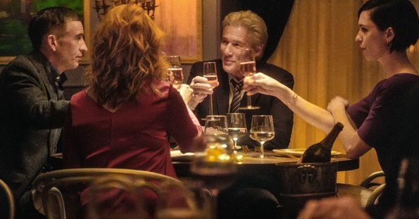 Steve Coogan, Laura Linney, Richard Gere and Rebecca Hall in "The Dinner"