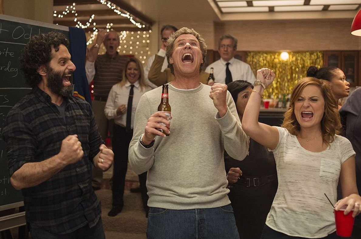 Jason Mantzoukas, Will Ferrell and Amy Poehler in &quot;The House&quot;