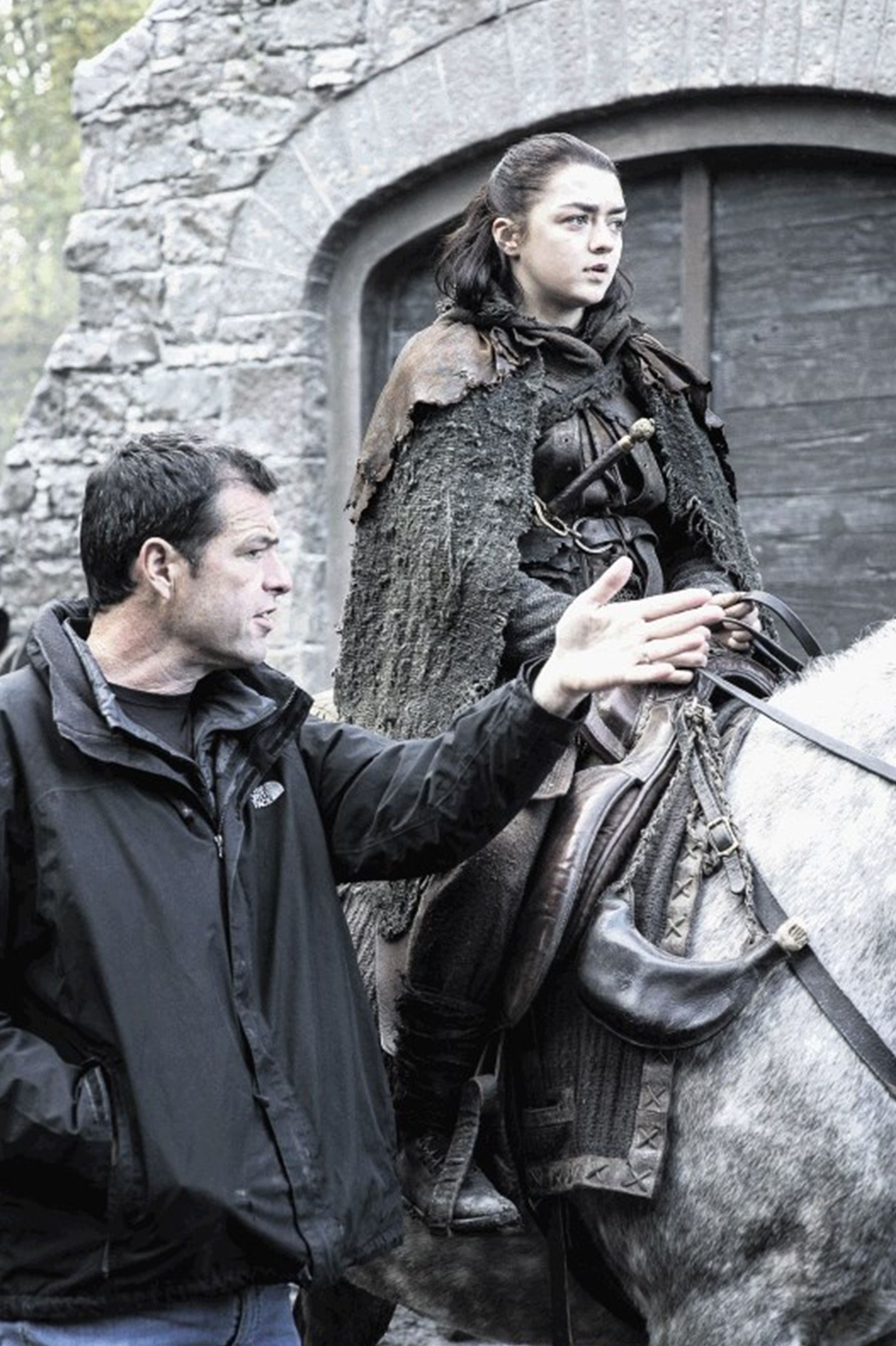 Arya looking poised. Was it Hot Pie&#039;s cooking? - HBO