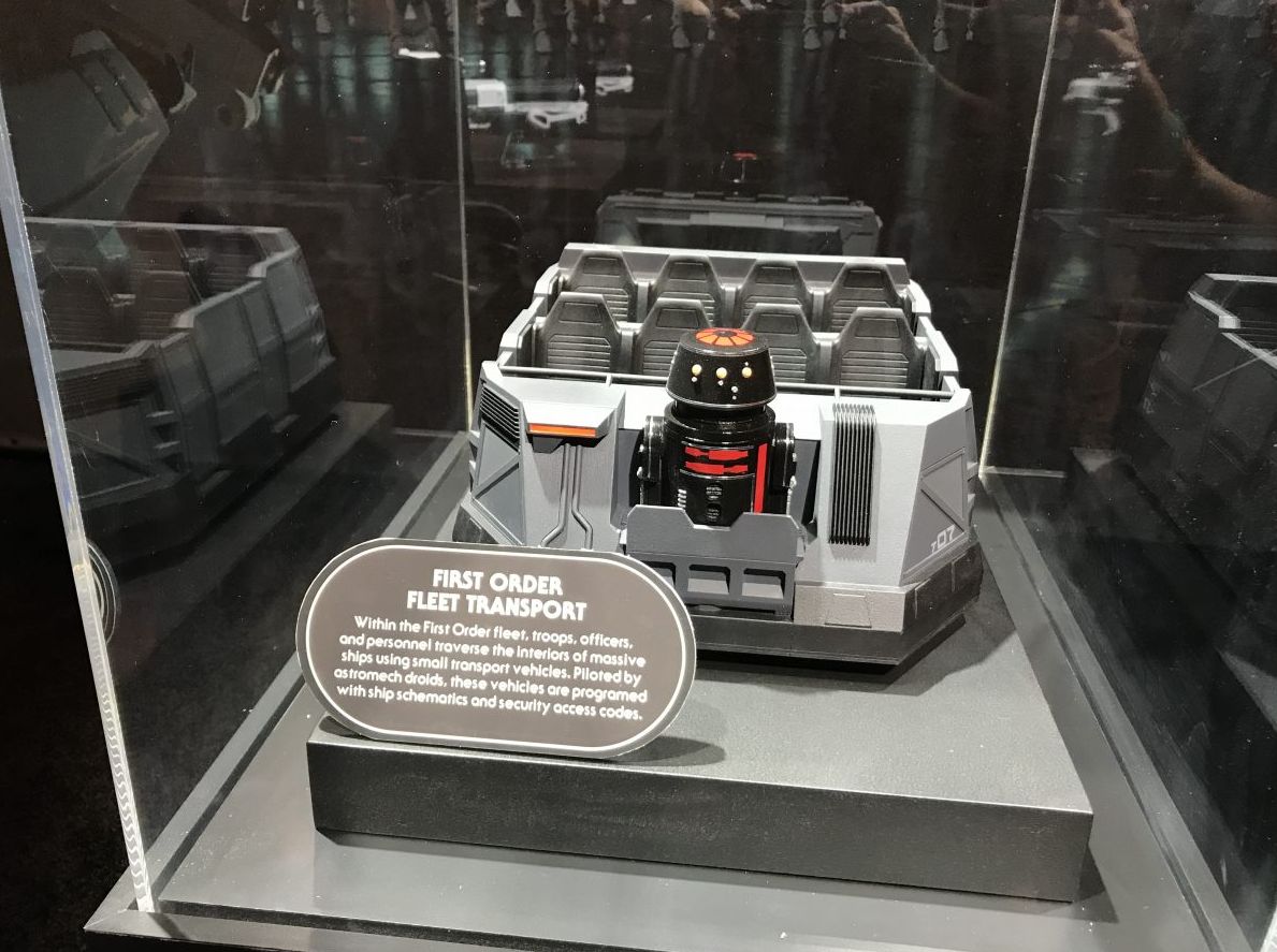 First look at the trackless ride vehicle for Star Wars Land 