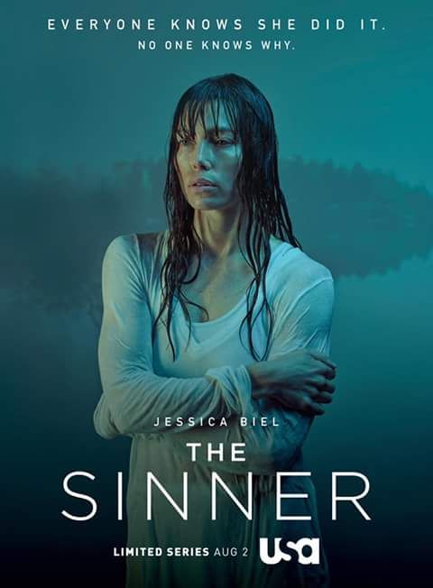 Poster for USA Network&#039;s limited series &quot;The Sinner&quot; starrin