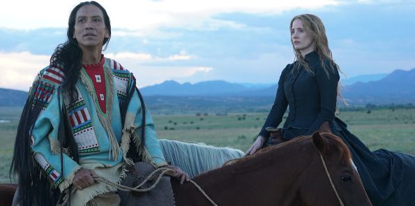 Jessica Chastain and Michael Greyeyes - Woman Walks Ahead