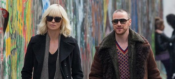 Charlize Theron and James McAvoy in "Atomic Blonde"