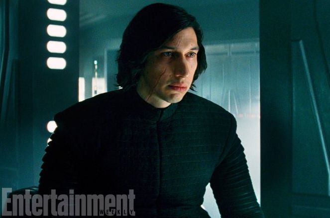 Adam Driver as Kylo Ren, in retreat

The Last Jedi will brin