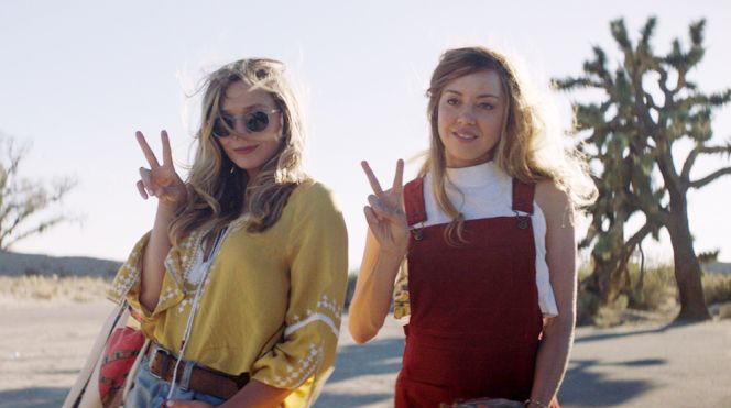 Elizabeth Olsen and Aubrey Plaza in "Ingrid Goes West"