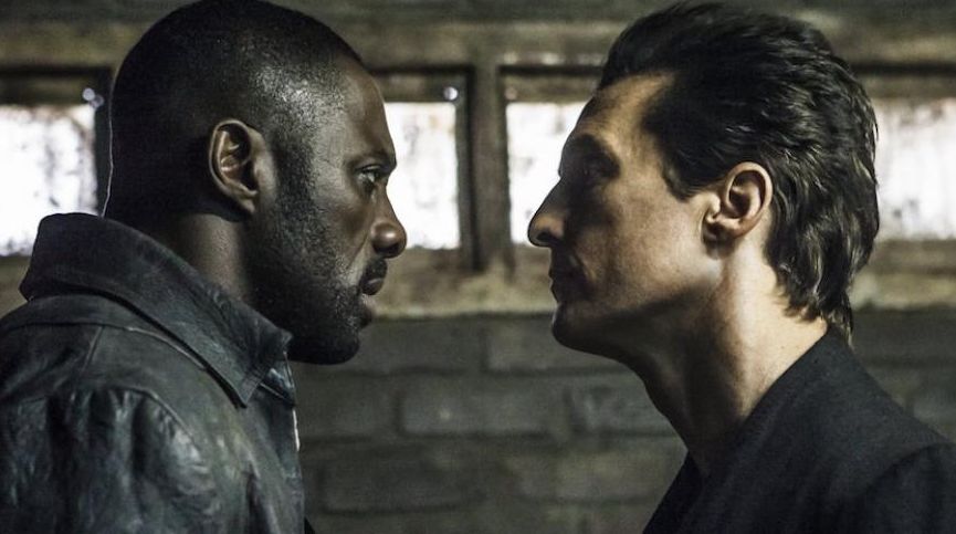 Idris Elba and Matthew McConaughey in "The Dark Tower"