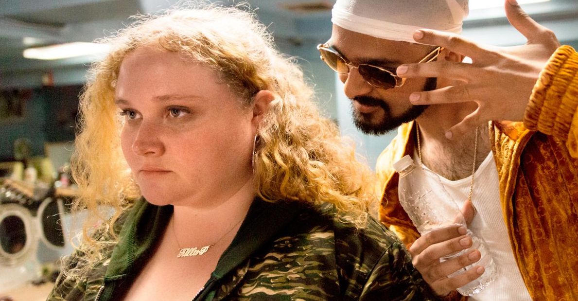 Danielle Macdonald and Siddharth Dhananjay in "Patti Cake$"