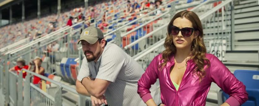 Channing Tatum and Riley Keough in "Logan Lucky"