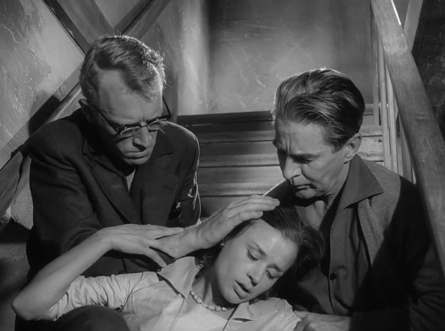 Max von Sydow, Harriet Andersson, and Gunnar Björnstrand in