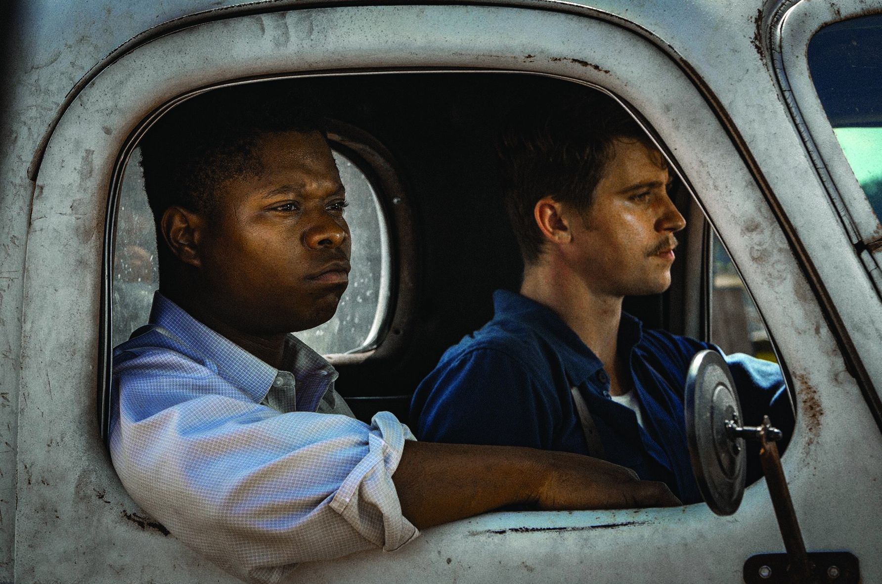 Jason Mitchell and Garrett Hedlund │Mudbound - Netflix