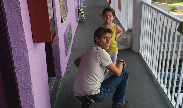 Willem Dafoe and Brooklynn Prince in "The Florida Project"