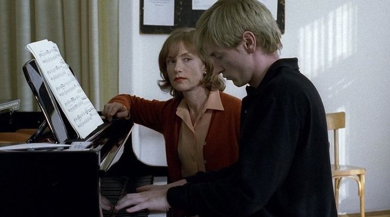 Isabelle Huppert and Benoît Magimel in The Piano Teacher