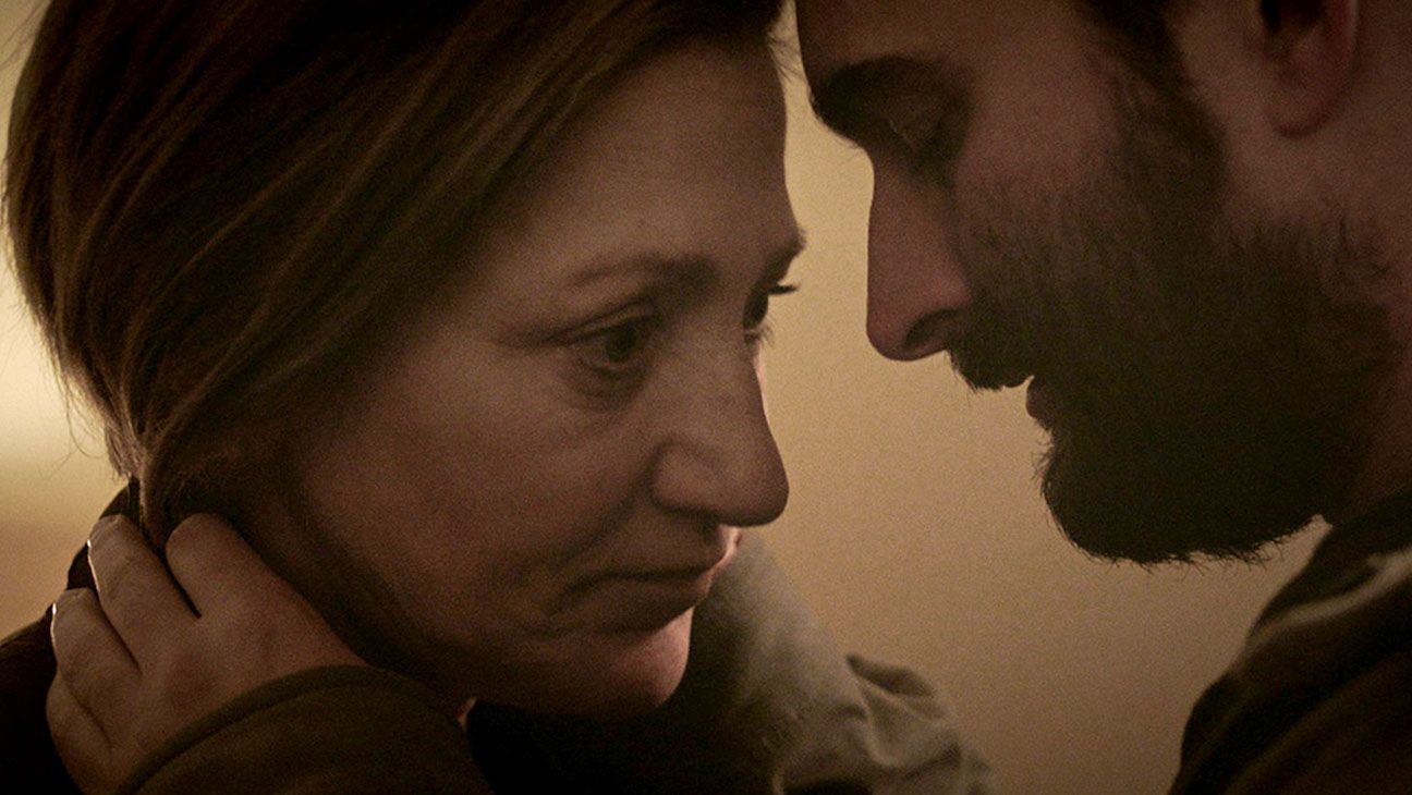 Edie Falco and Jay Duplass