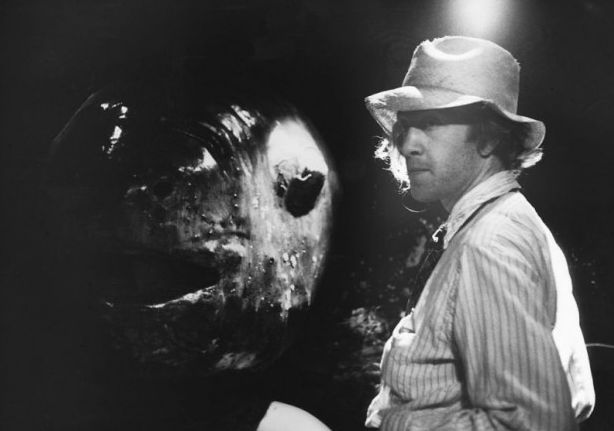 David Lynch on the set of Eraserhead with &quot;Spike&quot;