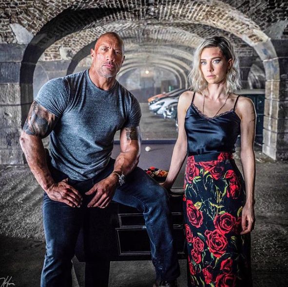 Hattie floral midi skirt hobbs and shaw movie outfits