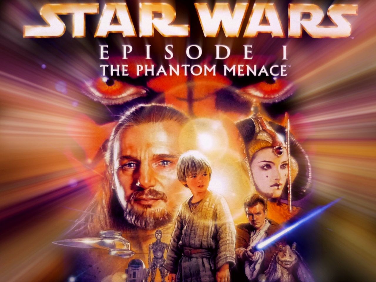 Star Wars: The Phantom Menace poster