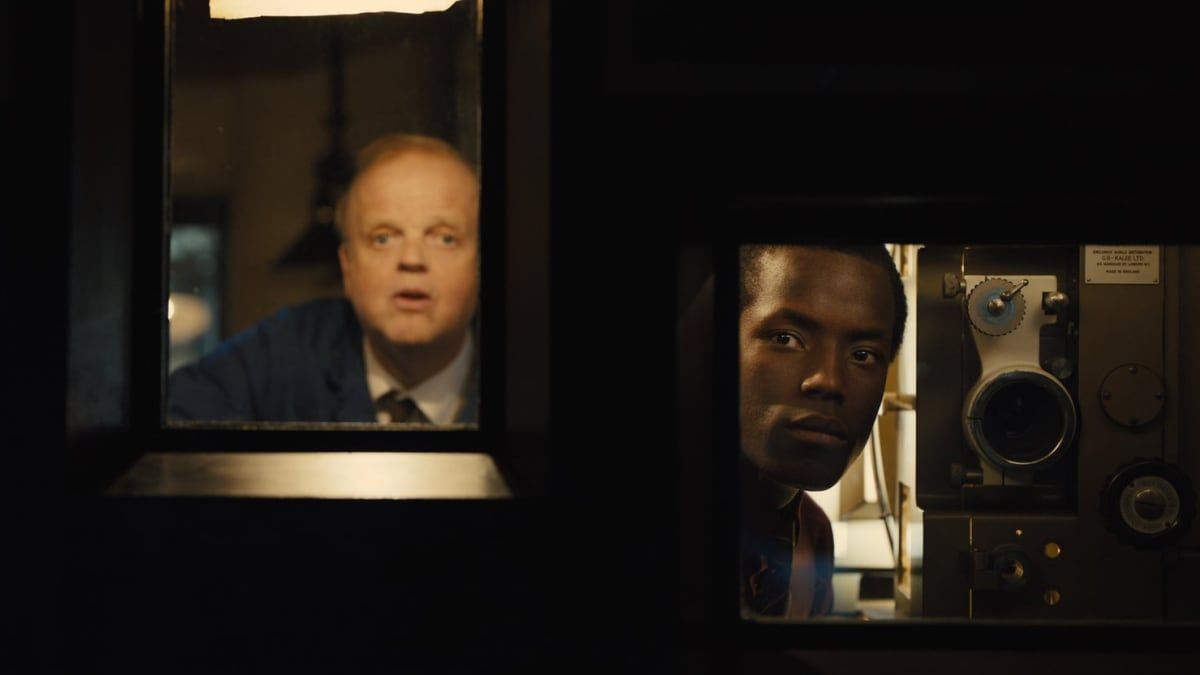 Toby Jones and Micheal Ward in &#039;Empire of Light&#039;